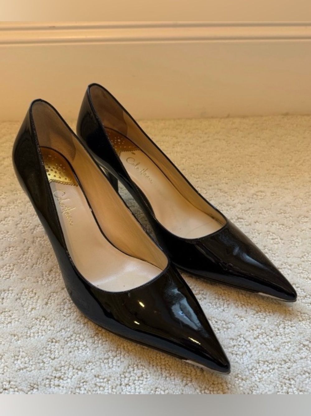 Vintage/Classic Cole Haan Nike Air Patent Leather Pumps